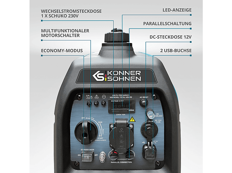 Generador de energía - Könner & Söhnen KS 2100i S