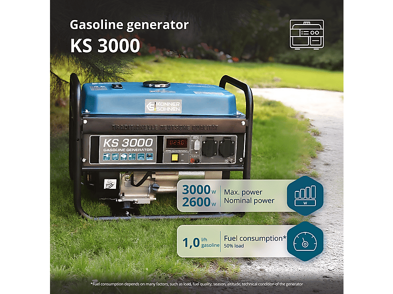 Generador de energía - Könner & Söhnen KS 3000