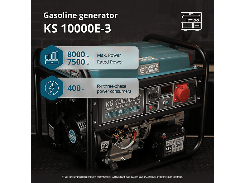 Generador de energía - Könner & Söhnen KS 10000E-3