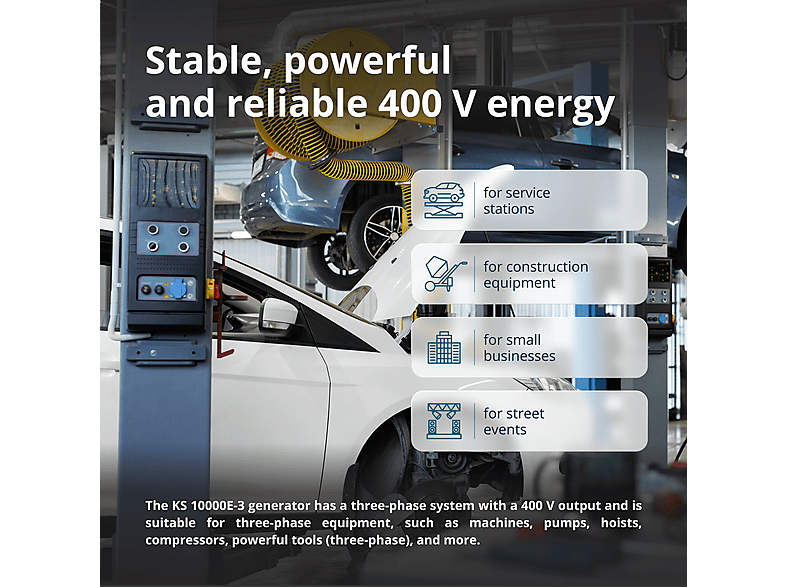 Generador de energía - Könner & Söhnen KS 10000E-3