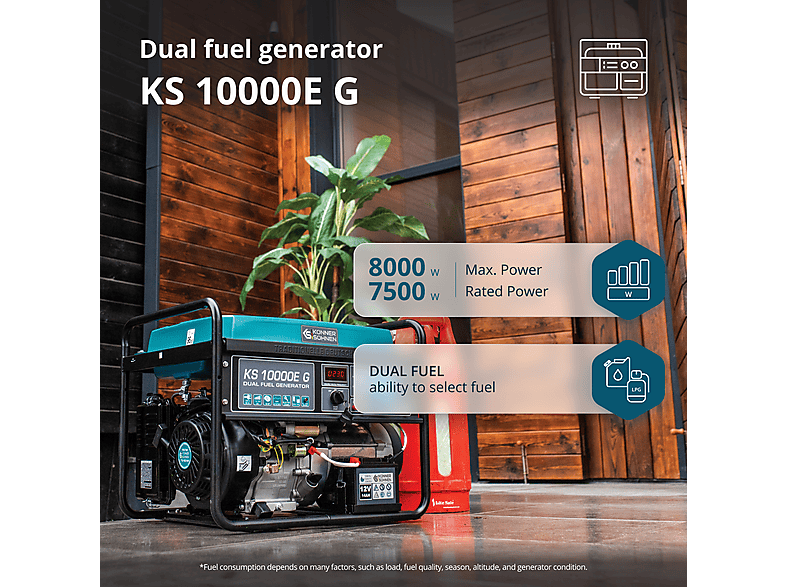 Generador de energía - Könner & Söhnen KS 10000E G