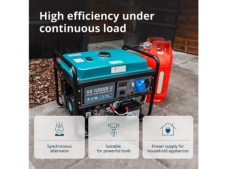 Generador de energía - Könner & Söhnen KS 10000E G