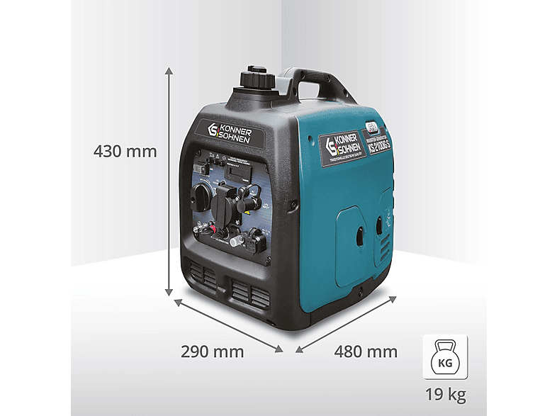Generador de energía - Könner & Söhnen KS 2100iG S