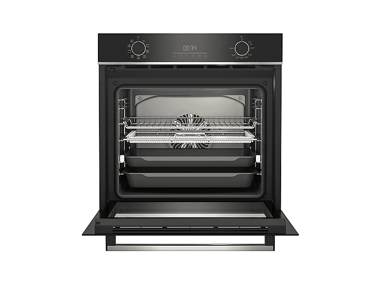 Horno multifunción - Beko BBIMA13300XS, Integrable, 72 l, 567 mm, Inox