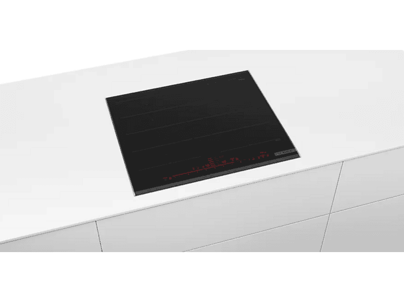 Placa modular - Bosch PXY675DC1E, FlexInducción 2 zonas, Función Sprint, Negro