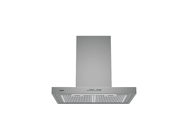 Campana decorativa - Cata 2021310 SYGMA 7010 X, 4 velocidades, 802 m³/h, 69 cm, Inox