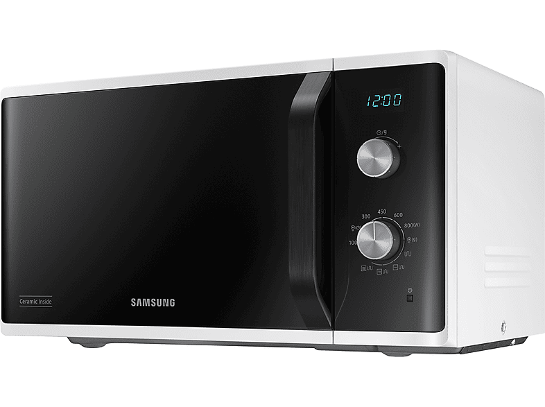 Microondas libre instalación - Samsung MG23K3614AW/EG, 800 W, 23 l, Blanco