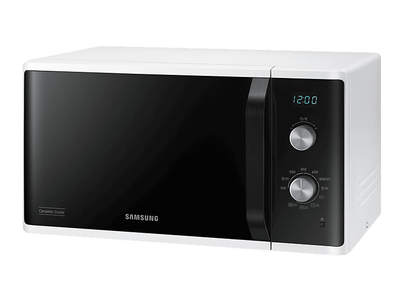 Microondas libre instalación - Samsung MG23K3614AW/EG, 800 W, 23 l, Blanco