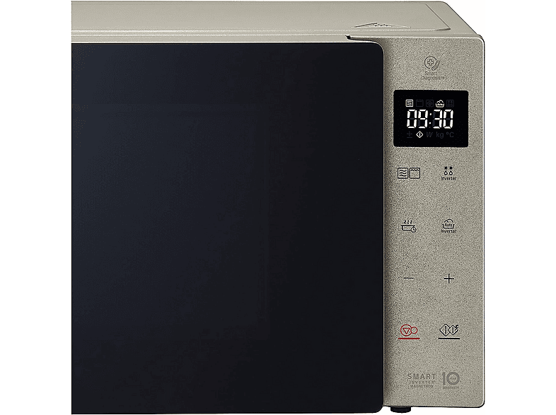 Microondas libre instalación - LG MH6535NBS, 1,150 W, 3 potencia, 25 l, Inox