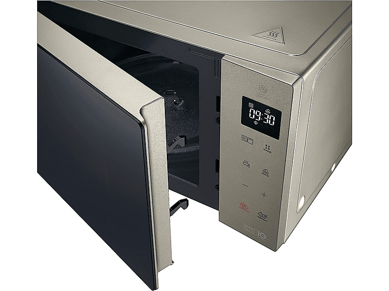 Microondas libre instalación - LG MH6535NBS, 1,150 W, 3 potencia, 25 l, Inox
