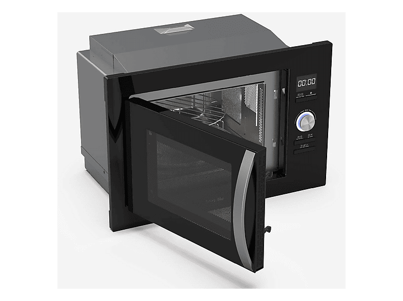 Microondas Libre Instalación - Universalblue SPEEDYBAKE-PLUS, 700 W, Cristal Negro