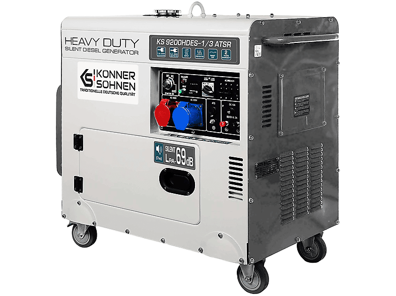 Generador de energía - Könner & Söhnen KS 9200HDES-1/3 ATSR