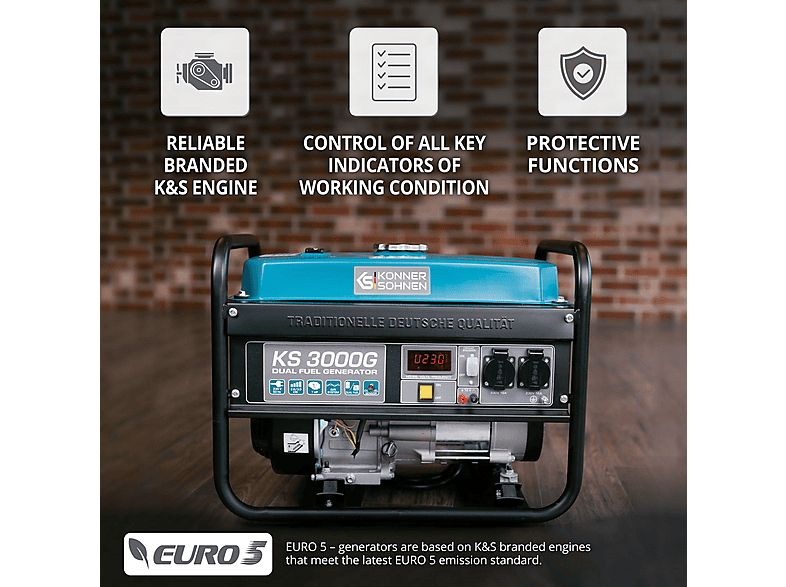 Generador de energía - Könner & Söhnen KS 3000G