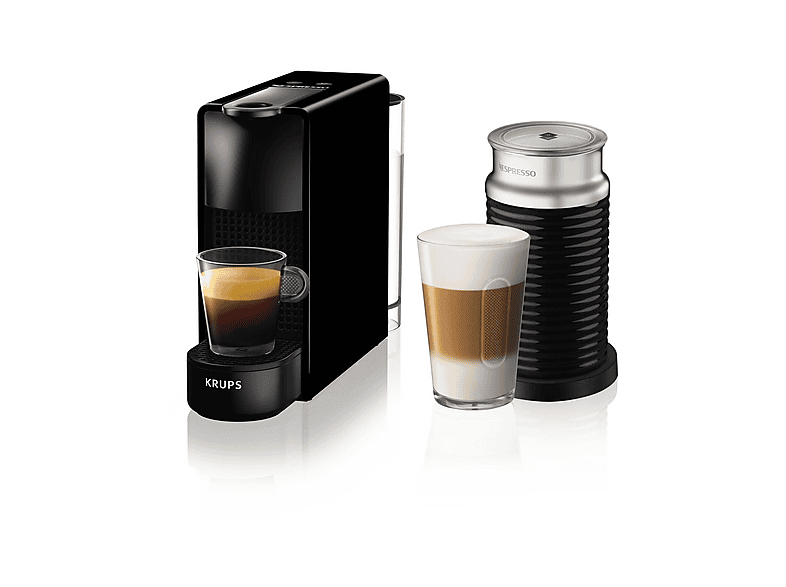 Cafetera De Capsulas - Krups Nespresso Essenza Mini, 19 bar, 1260 W, Negro