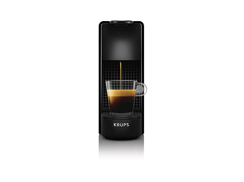 Cafetera De Capsulas - Krups Nespresso Essenza Mini, 19 bar, 1260 W, Negro