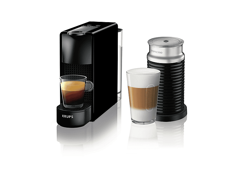 Cafetera De Capsulas - Krups Nespresso Essenza Mini, 19 bar, 1260 W, Negro