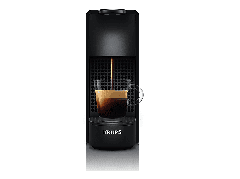 Cafetera De Capsulas - Krups Nespresso Essenza Mini, 19 bar, 1260 W, Negro