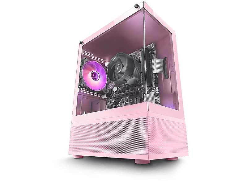 Pc Gaming - PC Racing RYZEN 5 ORDENADOR SOBREMESA, AMD Ryzen™ 5 8500G, 16 GB RAM, 1 TB SSD, Radeon™ 740M, Windows 11 Pro, Rosa