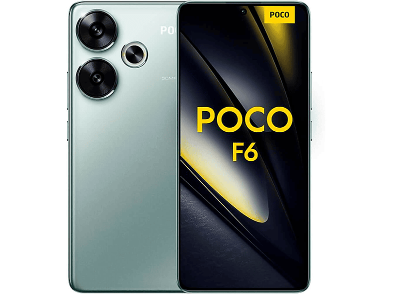 Smartphone - POCO Poco F6, Verde, Móvil Android, 512 GB, 12 GB RAM, 6,67 " AMOLED, Gorilla Glass Victus, 120 Hz, Qualcomm Snapdragon 8s Gen 3 (4 nm)