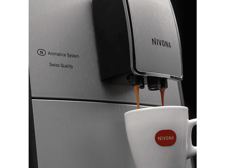 Máquina espresso - Nivona CafeRomatica 769, 15 bar, 1455 W, Plata