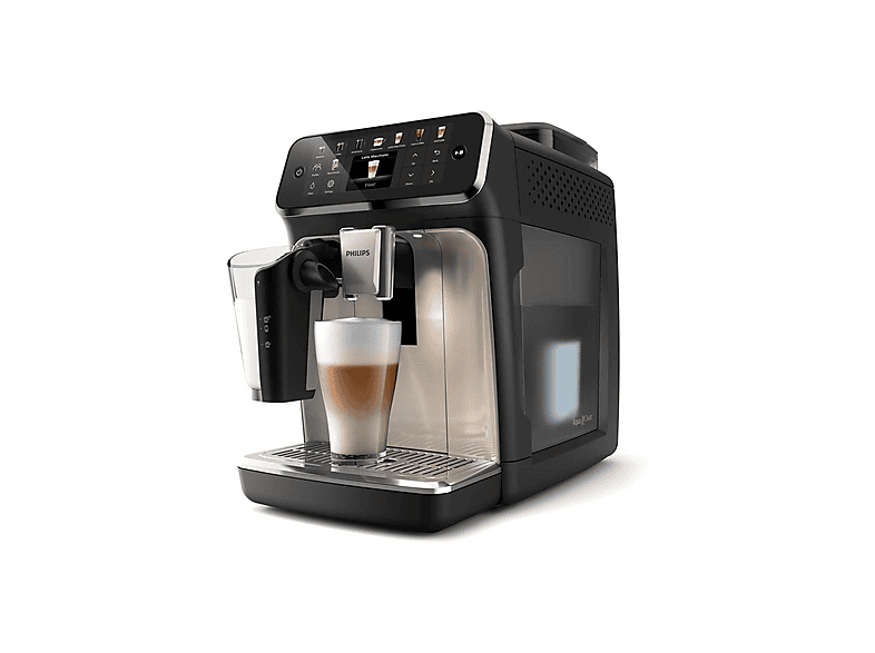 Máquina espresso - Philips 5500 series EP5547/90, 15 bar, 1500 W, 0,26 l, 2 tazas, Gris
