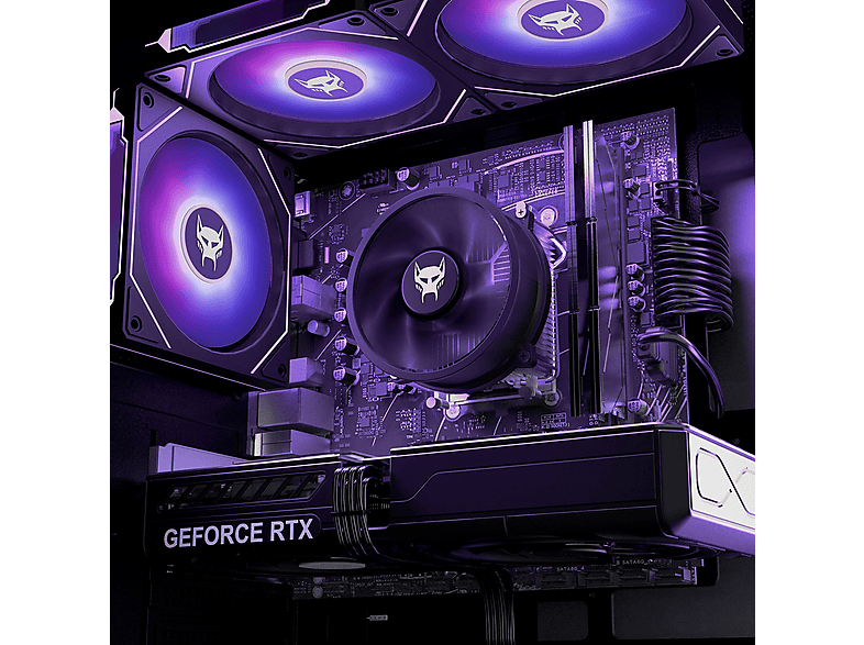 PC Gaming - Beastcom Q5 Pro Gaming, AMD Ryzen™ 5 4500, 16 GB RAM, 1 TB SSD, GeForce RTX™ 5060, Windows 11 Home, Negro