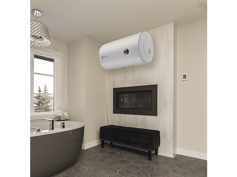 Termo eléctrico - Sannover Bypso Horizontal 80, blanco