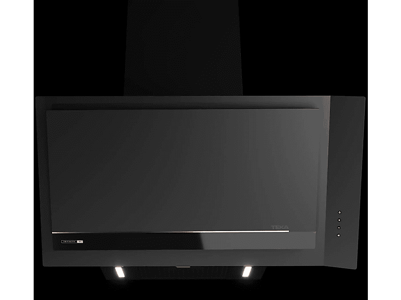 Campana decorativa - Teka DVI 88 Infinity G1, 4 velocidades, 726 m³/h, 800 mm, Negro