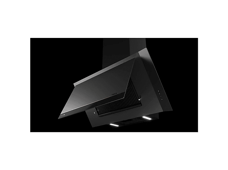 Campana decorativa - Teka DVI 88 Infinity G1, 4 velocidades, 726 m³/h, 800 mm, Negro