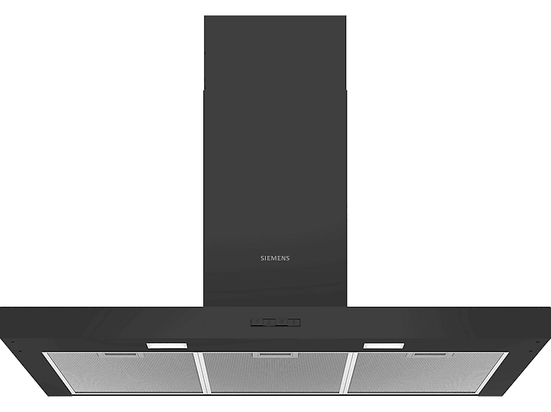 Campana decorativa - Siemens AKLBB1777535916, 3 velocidades, 619 m³/h, 900 mm, Inox