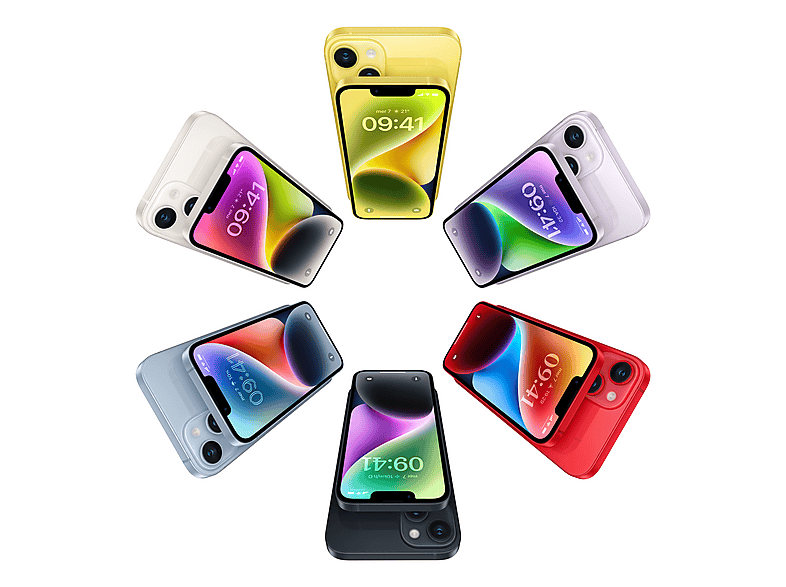 Smartphone - Apple iPhone 14, Rojo, Móvil iOS, 128 GB, 6 GB RAM, 6,1 " Super Retina XDR, Chip A15 Bionic, 3279 mAh