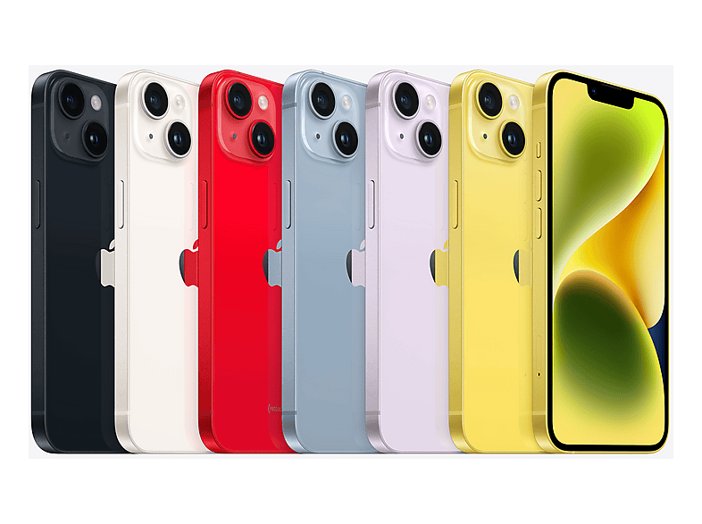 Smartphone - Apple iPhone 14, Rojo, Móvil iOS, 128 GB, 6 GB RAM, 6,1 " Super Retina XDR, Chip A15 Bionic, 3279 mAh