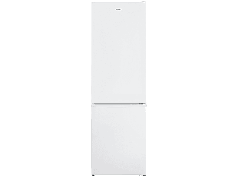 Frigorífico combi - Sauber SERIE 3-200WV, No Frost, Altura 201 cm, Capacidad 389 l, blanco