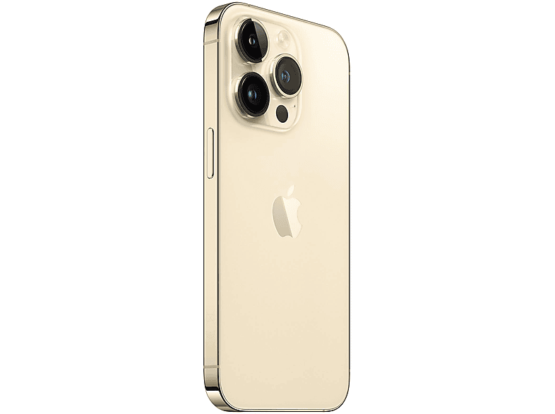 Smartphone - Apple iPhone 14 Pro, Oro, Móvil iOS, 128 GB, 6 GB RAM, 6,1 " OLED, Ceramic Shield, 120 Hz, Recubrimiento oleofóbico, Anti-huellas