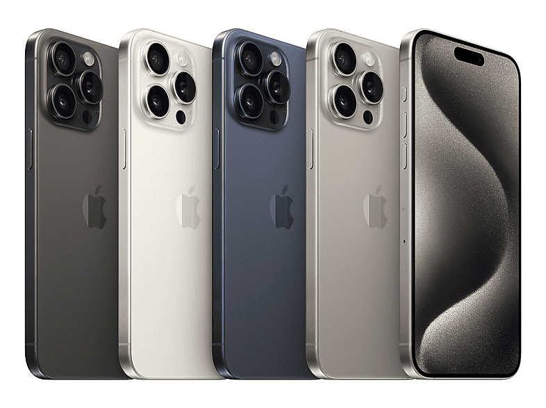 Smartphone - Apple 1561373 IPHONE 15 PRO MAX BLUE 512GB-YPT, Azul, Móvil iOS, 8 GB RAM, 6,7 " Pantalla OLED Super Retina XDR