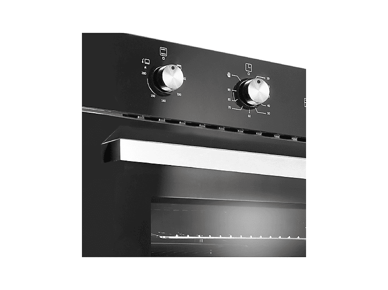 Horno multifunción - Alpha NEPTUNO ELITE GAS, 62 l, 60 cm, Negro