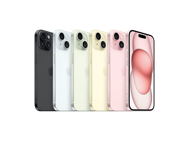 Smartphone - Apple iPhone 15 6.1" 128GB, Rosa, Smartphone iOS, 6,1 " OLED Super Retina XDR, Chip A16 Bionic, 3350 mAh