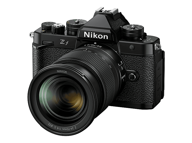 Pack Cámara EVIL - Nikon Z f, 25,28 megapixel, CMOS-Backlight, 3840 x 2160 (4K Ultra HD), Black