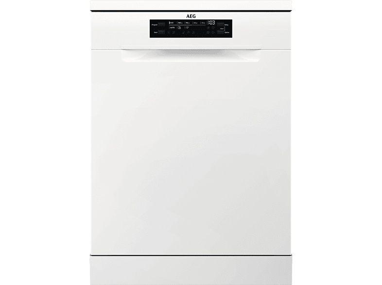 Lavavajillas libre instalación 60 cm - AEG Serie 6000 SatelliteClean FFB53627ZW, 13 servicios, 8 programas, 600 mm, Blanco
