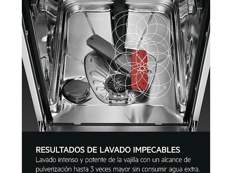 Lavavajillas libre instalación 60 cm - AEG Serie 6000 SatelliteClean FFB53627ZM, 13 servicios, 8 programas, 600 mm, INOX