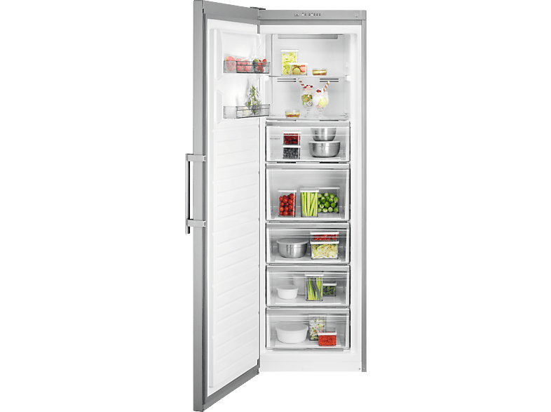Congelador vertical - AEG OAG7M281EX, 186 cm, INOX Antihuellas