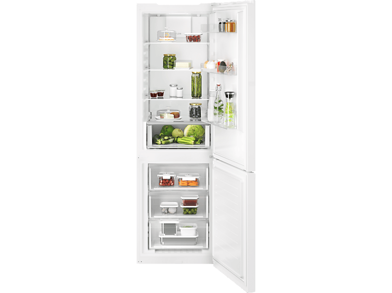 Frigorífico combi - AEG ORC6N321DW, No Frost, Altura 1870 mm, Capacidad 328 l, Blanco Polar