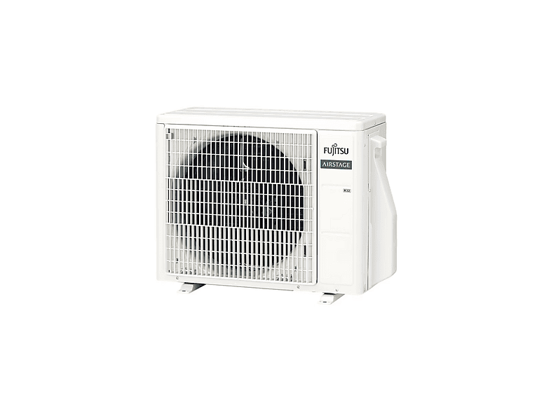 Aire acondicionado Split 2 x 1 - Fujitsu ASY25U2MI-KN 3NGF0140, 2150 fg/h, Función Inverter, Blanco