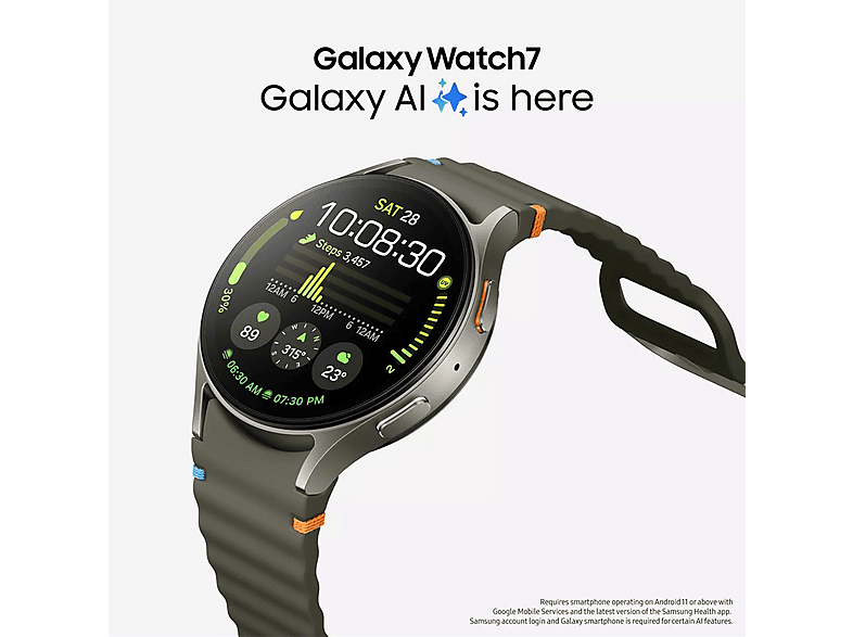 Smartwatch - Samsung Galaxy Watch 7, 44 mm, Silver