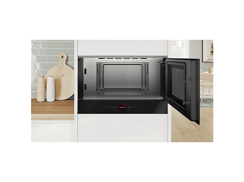 Microondas integrable - Bosch BFR7221B1, 900 W, 5 niveles potencia, 21 l