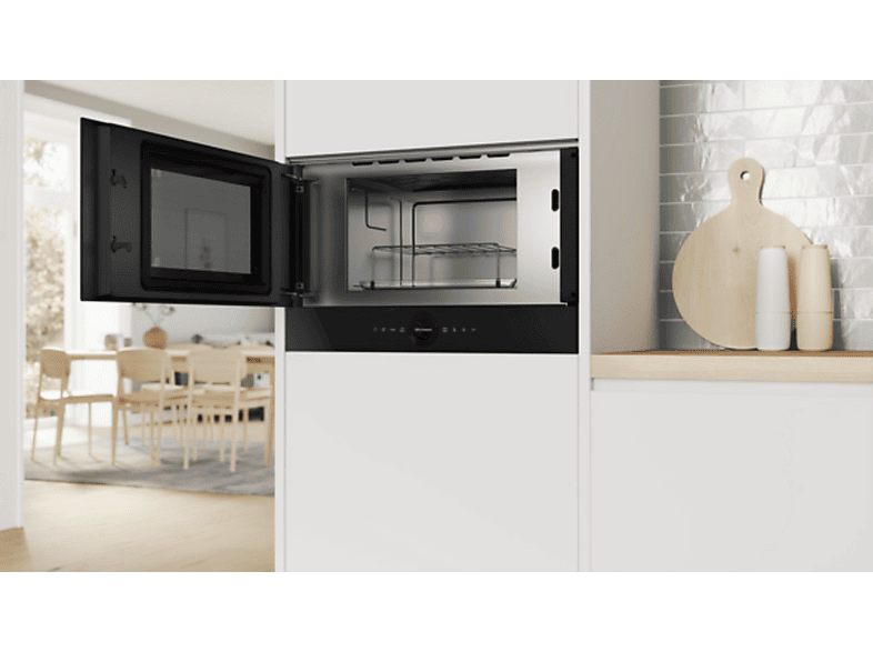 Microondas integrable - Bosch BEL7321B1, 900 W, 21 l