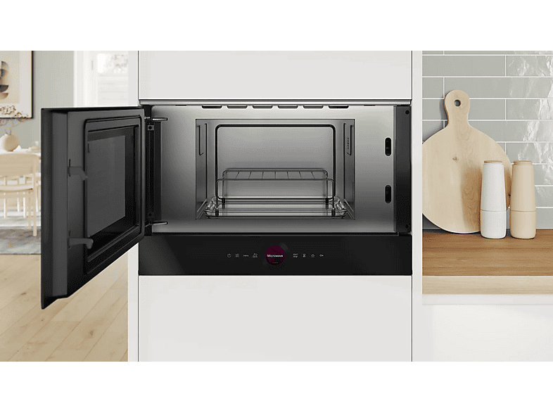 Microondas integrable - Bosch BEL7321B1, 900 W, 21 l