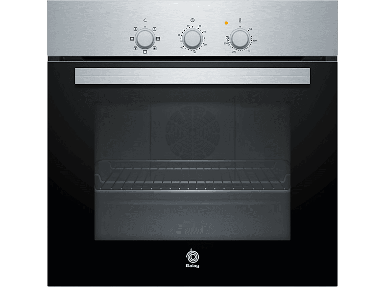 Horno multifunción - Balay 3HB2010X0, 66 l, 548 mm, Color Inox