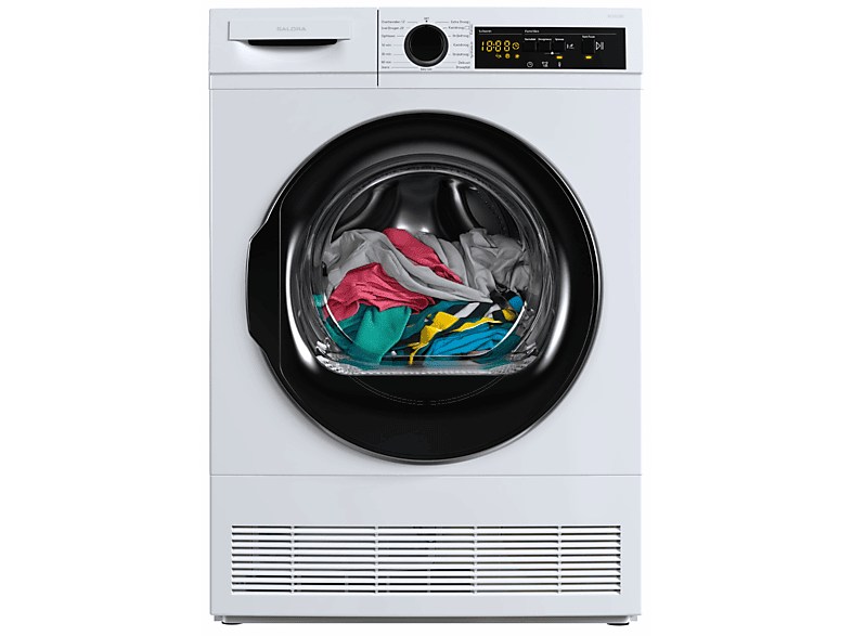 Secadora de condensación - Salora Salora DRYER75B, 7 kg, 15 programas, Blanco