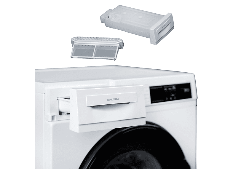 Secadora de condensación - Salora Salora DRYER75B, 7 kg, 15 programas, Blanco